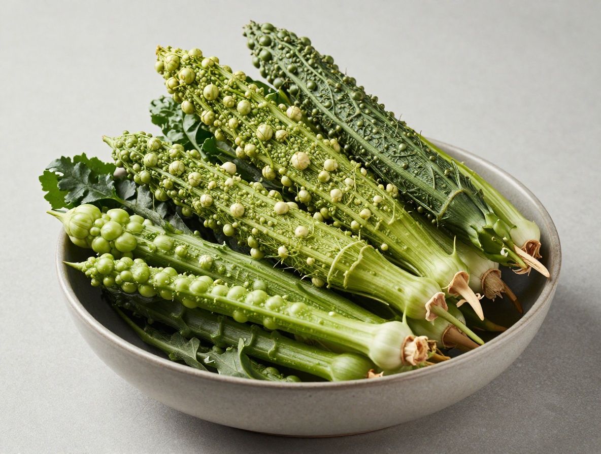 Storslagen komposition av färgrika grönsaker, baljväxter och frön arrangerade i en skål, belyst med naturligt sidoljus som framhäver texturer och djupa färger